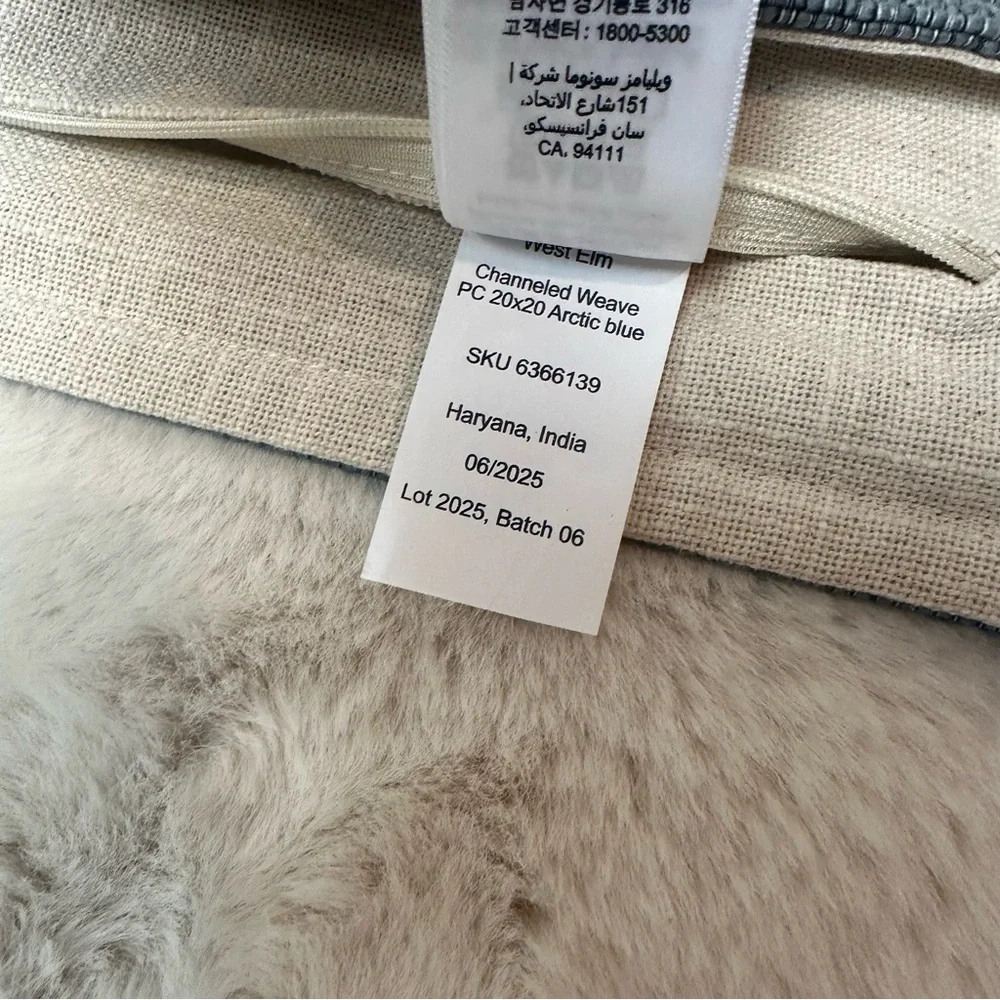 West Elm pillow cover